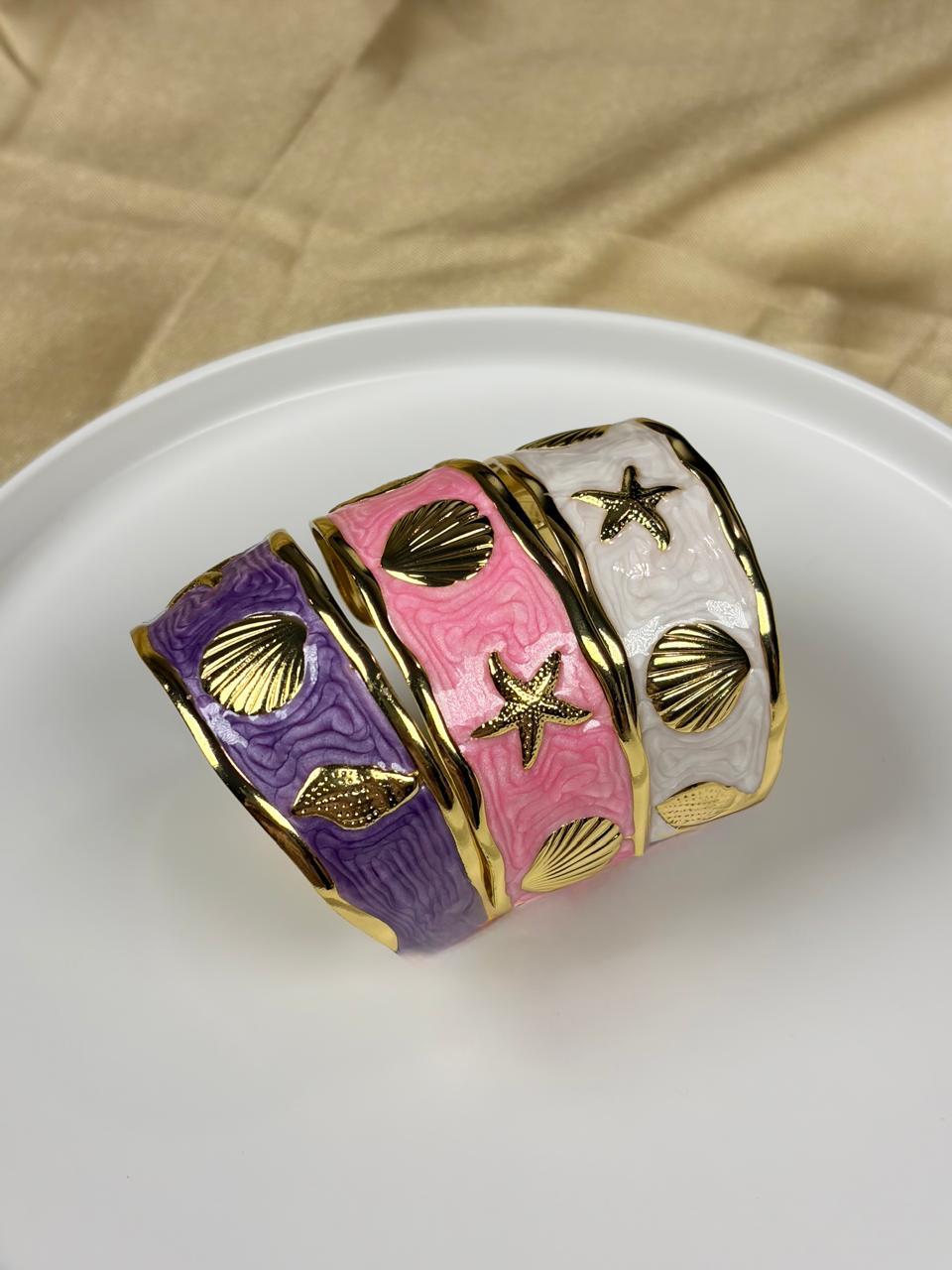 Wave Jewellery enamel bangles