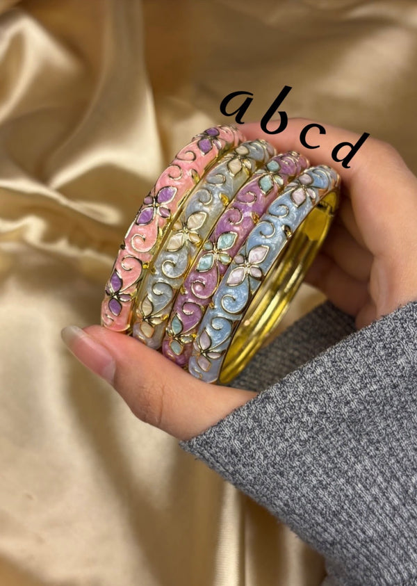 Enamel Bangles - Rapunzel Theme