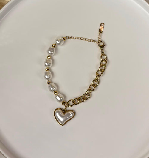 Chunky Heart Bracelet - WAVE Jewellery