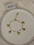 Golden Sea Shell Anklet - WAVE Jewellery