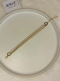 Golden Trio Layered Chain Bracelet - WAVE Jewellery